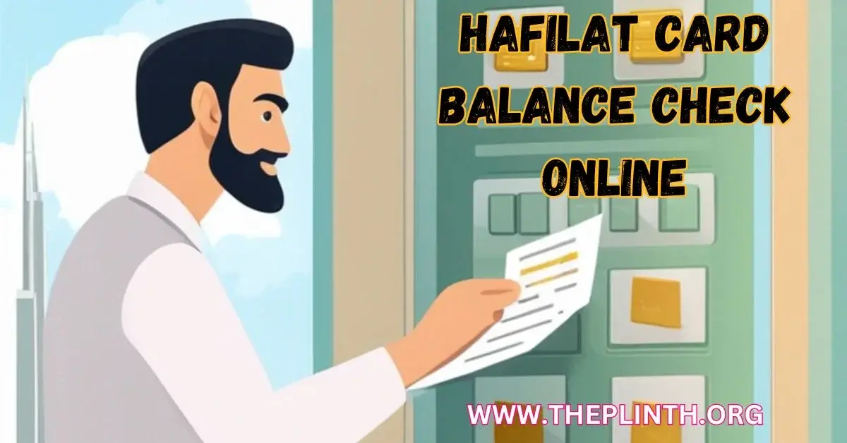 hafilat card balance check online
