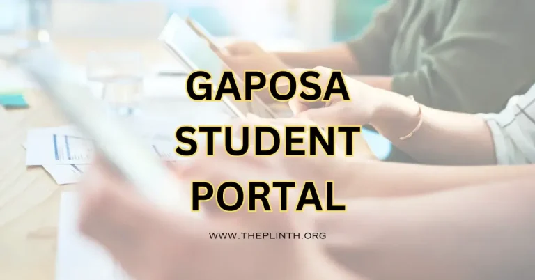 GAPoSA Student Portal